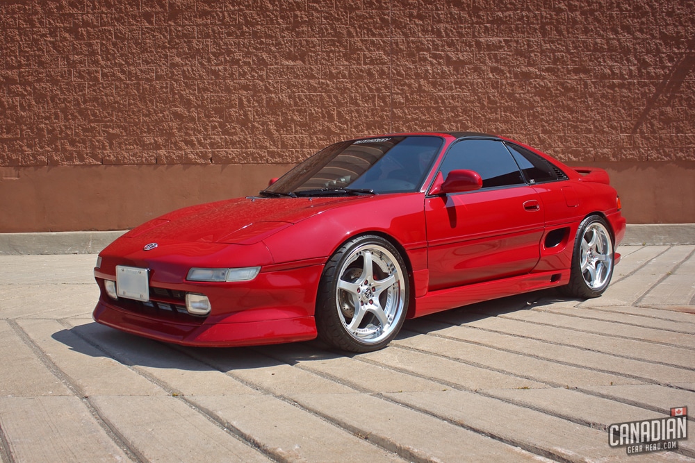 Toyota MR2 wearing a traditional paint sealant