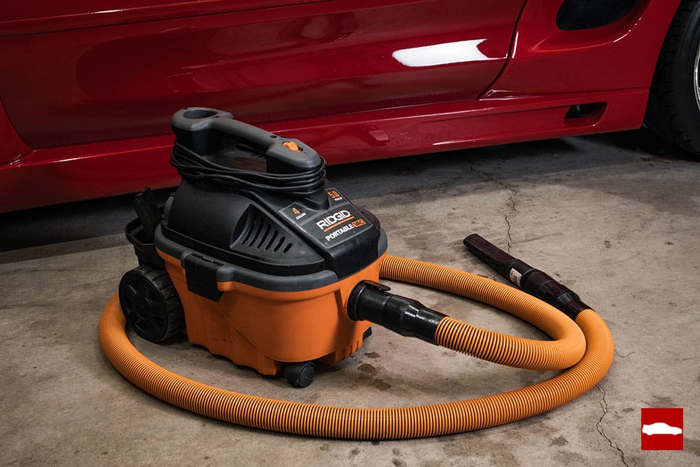 Ridgid vacuum with professional hose