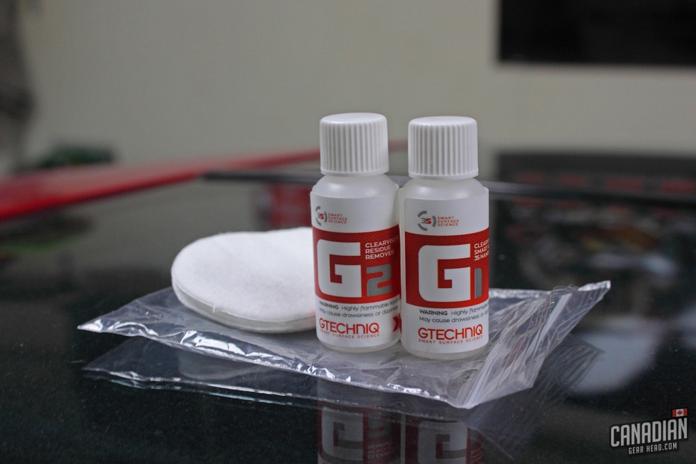 Gtechniq G1 G2 glass coating