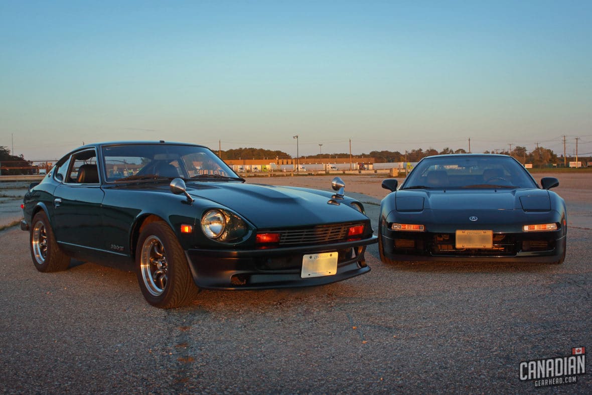Acura NSX and Datsun 280Z Feature