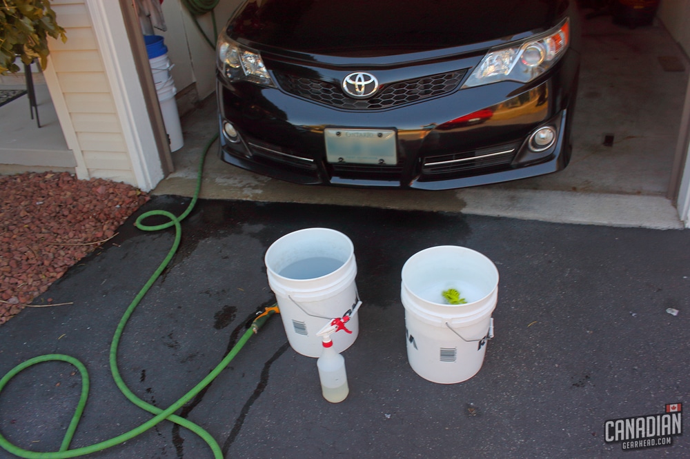 Washing Toyota Camry