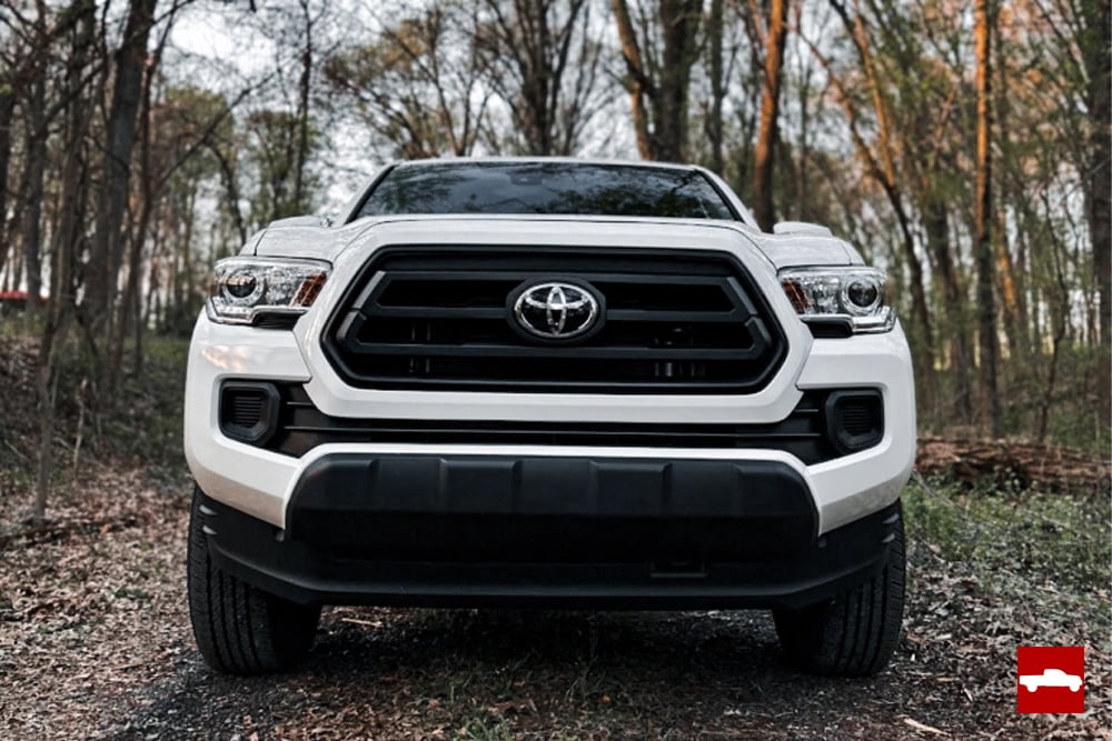 White 3rd gen Tacoma front end