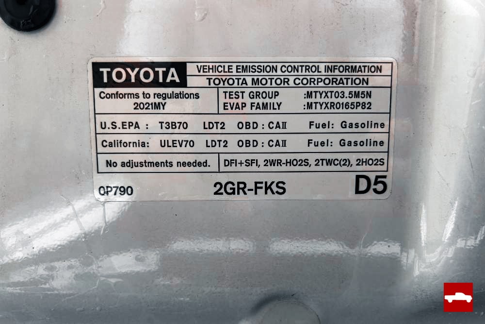 Toyota 2GR-FKS engine
